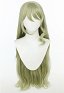 Honkai Impact 3rd Mobius Cosplay Wig Long Curly Light Green Wig