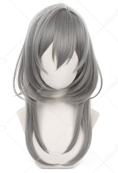 Honkai: Star Rail Trailblazer Female Stelle Cosplay Wig Silver Wig