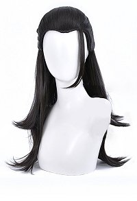 Jujitsu Fight Communicate Perruque de Cosplay Geto Suguru Longue Noire Raide Wig