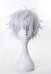 Jujitsu Fight Satoru Cosplay Wig Short Silver Wig