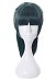 JJk Maki Zenin Perruque Cosplay Perruque vert foncé