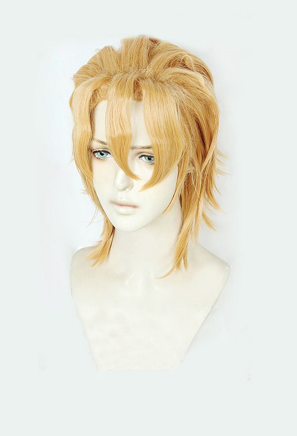 JJBA Golden Wind Panacota Fugo Short Blonde Cosplay Wig
