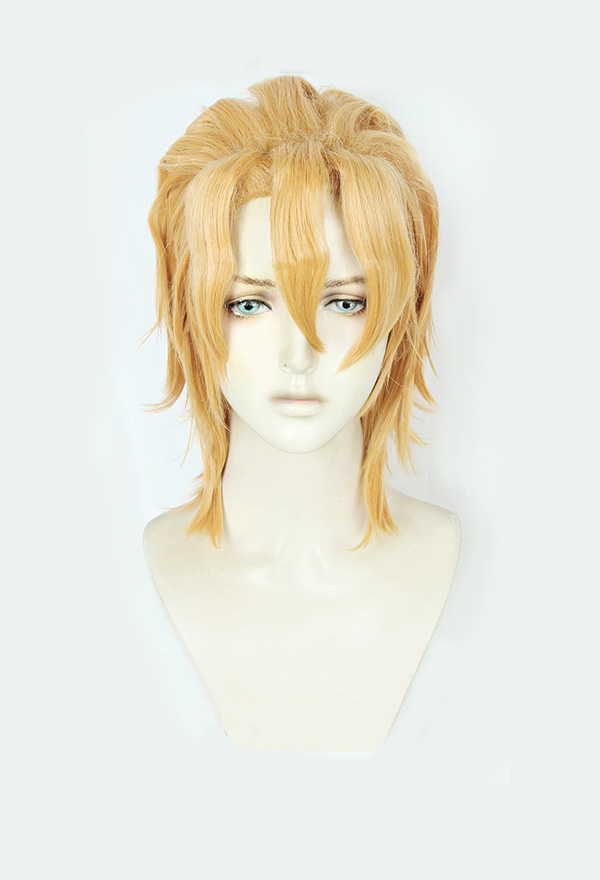 JJBA Golden Wind Panacota Fugo Blond Cosplay Perücke