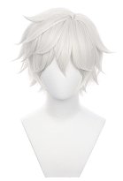 Hell: Jigokuraku Perruque de Cosplay Gabimaru Perruque Shiver Blanche