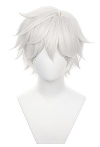 Hell: Jigokuraku Gabimaru Cosplay Wig Short Silver White Wig