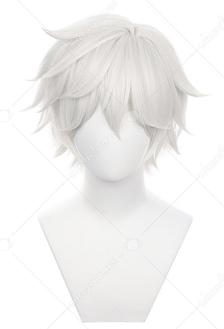 Hell: Jigokuraku Gabimaru Cosplay Wig Short Silver White Wig