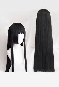 Black Long Straight Cosplay Wig
