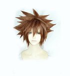 Kingdom Hearts III Sora Brown Explosive Short Cosplay Wig Kingdom Hearts III Sora Brown Explosive Short Cosplay Wig
