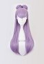 LOL LOL POP_STARS Peluca de Cosplay de Evelynn de Color Púrpura Mixto Degradado con Corte de Pelo de Bola