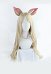 LOL POP_STARS Ahri Gradient Gold Highlights Long Curly Cosplay Wig