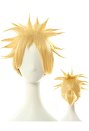 LOL Cosplay Battle Academia Ezreal Cosplay Wig Short Gold Wig