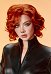 Marilyn Monroe-style Wig Multi-colored Short Curly Lace Wig