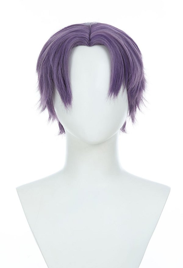 Love and deepspace Rafayel Cosplay Wig Short Light Purple Wig