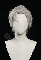 Love and deepspace Sylus Perruque Cosplay Perruque blanche courte Love and deepspace Sylus Perruque Cosplay Perruque blanche courte