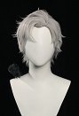 Love and deepspace Sylus Cosplay Wig Short White Wig