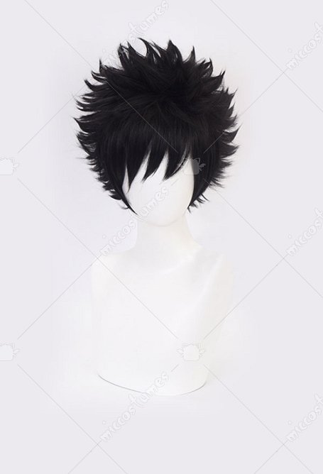 MHA Villain Dabi schwarz Cosplay Perücke