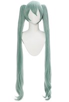 Vocal Cosplay Perücke lange gerade hellgrüne Kawaii Perücke Vocal Cosplay Perücke lange gerade hellgrüne Kawaii Perücke