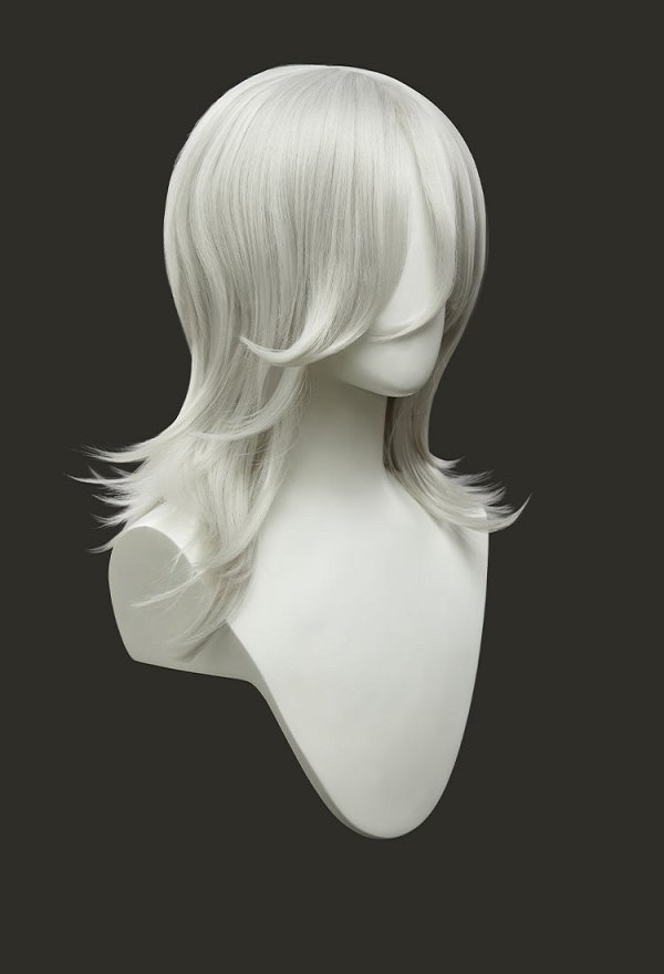 Rival Girl Sue Storm Cosplay Peluca Gris Plateada Peluca Larga