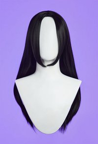 Rival Girl Ninja Girl Cosplay Wig Black Princess Cut Long Straight Wig