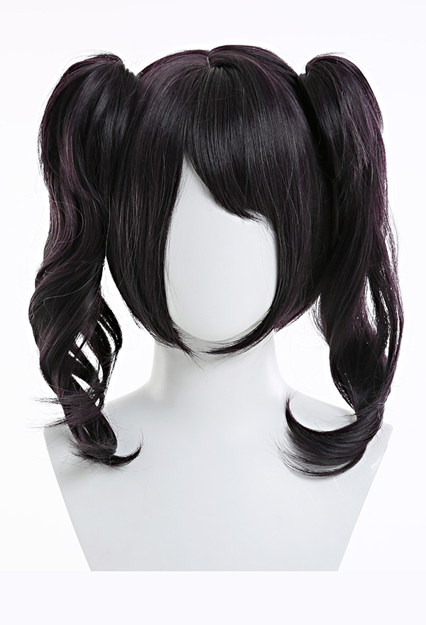 Needy Streamer Overload Ame-Chan Black Cosplay Peluca
