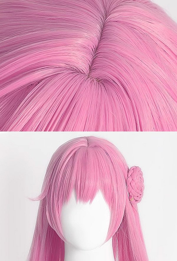 Goddess of Victory: Nikke Dorothy Cosplay Wig Long Curly Pink Wig