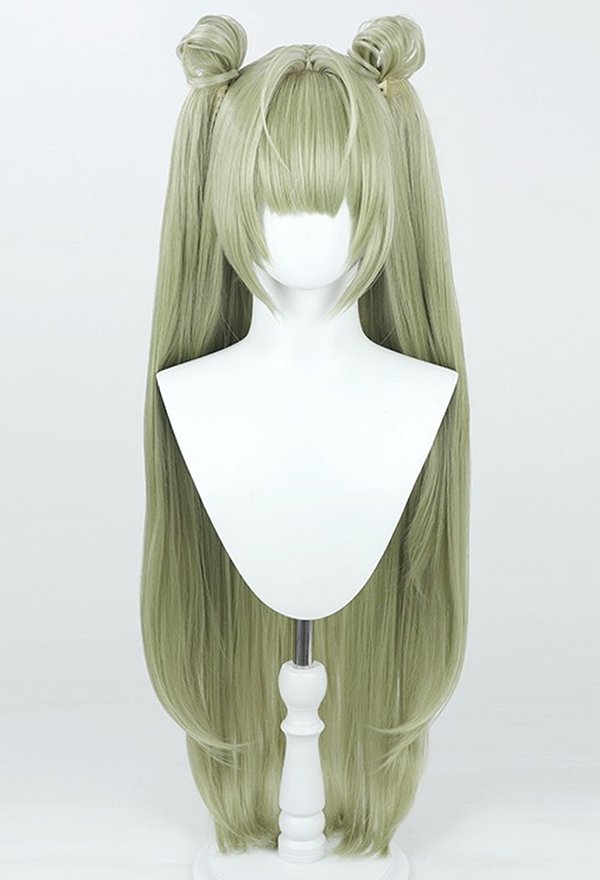 Goddess of Victory: Nikke Soda Cosplay Wig Long Straight Green Wig