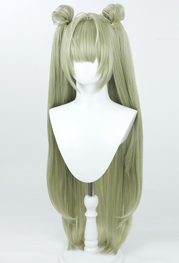 Goddess of Victory: Nikke Soda Cosplay Wig Long Straight Green Wig
