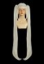 Diosa de la Victoria Peluca de cosplay Nikke Blanc Peluca beige con doble coleta larga