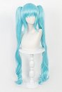 Goddess of Victory: Nikke Privaty Cosplay Wig Blue Long Double Ponytail Wig