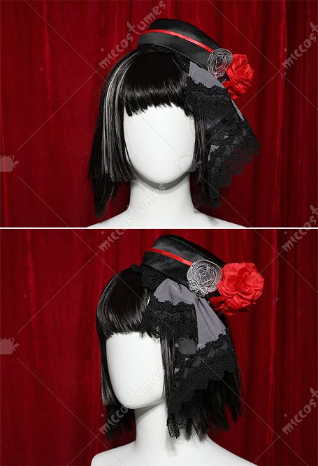 Touken Ranbu Kyougoku Masanune Cosplay Wig Short Black Wig