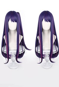 Oshi no Ko Hoshino Ai Cosplay Wig Purple Straight Wig
