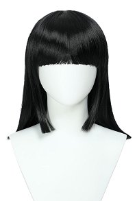 OP Robin Cosplay Wig Black Straight Long Wig with Bangs
