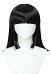 OP Robin Cosplay Wig Black Straight Long Wig with Bangs