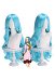 OP Vivi Cosplay Wig Long Curly Light Blue Wig