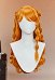 Peluca OP Nami Cosplay Peluca larga y rizada de color naranja