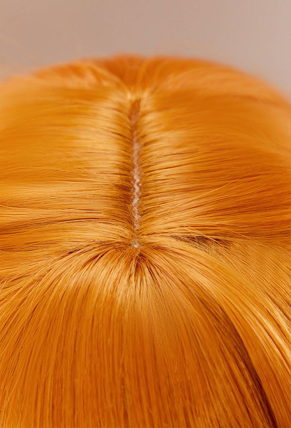 Perruque OP Nami Cosplay Perruque longue bouclée orange