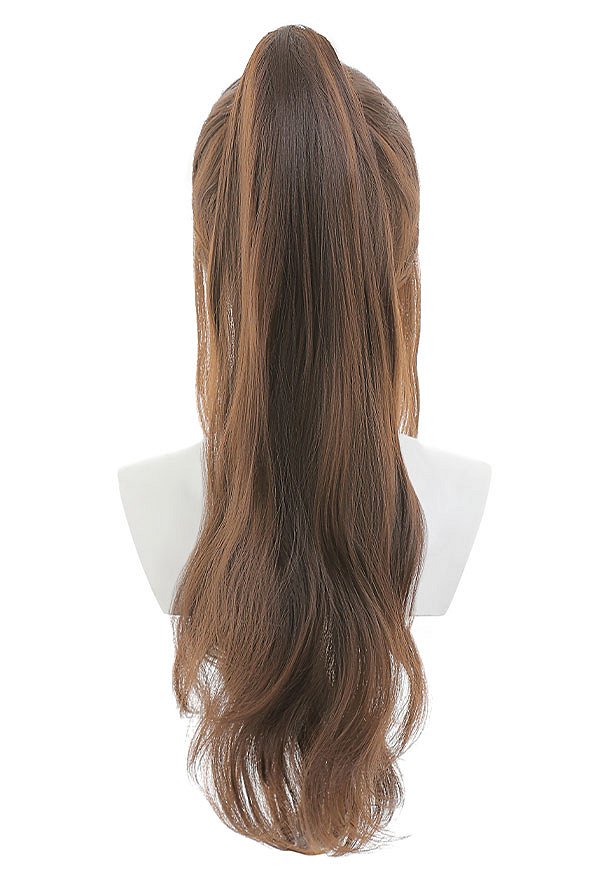 Octopath Traveler Perruque de Cosplay Primrose Azelhart Wig Longue Blouclée