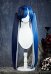 P3/P5 Shikano Ichigo BERRY Cosplay Perruque bleue à double queue de cheval avec pinces tigrées