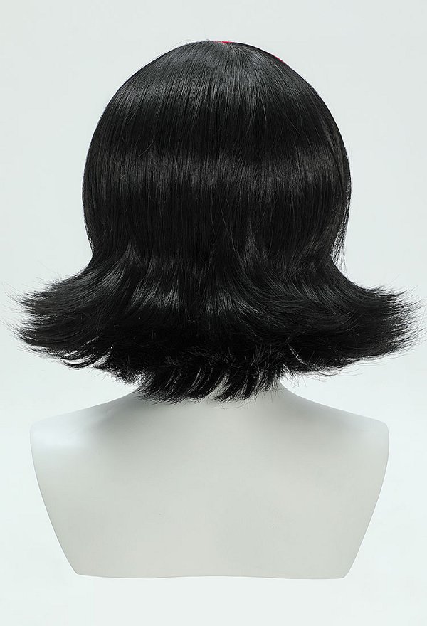 Perfect Blue Mima Cosplay Perruque Courte Perruque Noire