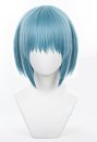 PMMM Magi Magica Miki Sayaka Cosplay Wig Short Straight Light Blue Wig