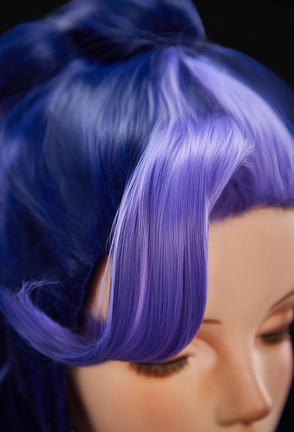 Playtime Lily Cosplay Wig Purple-Blue Long Braided Wig