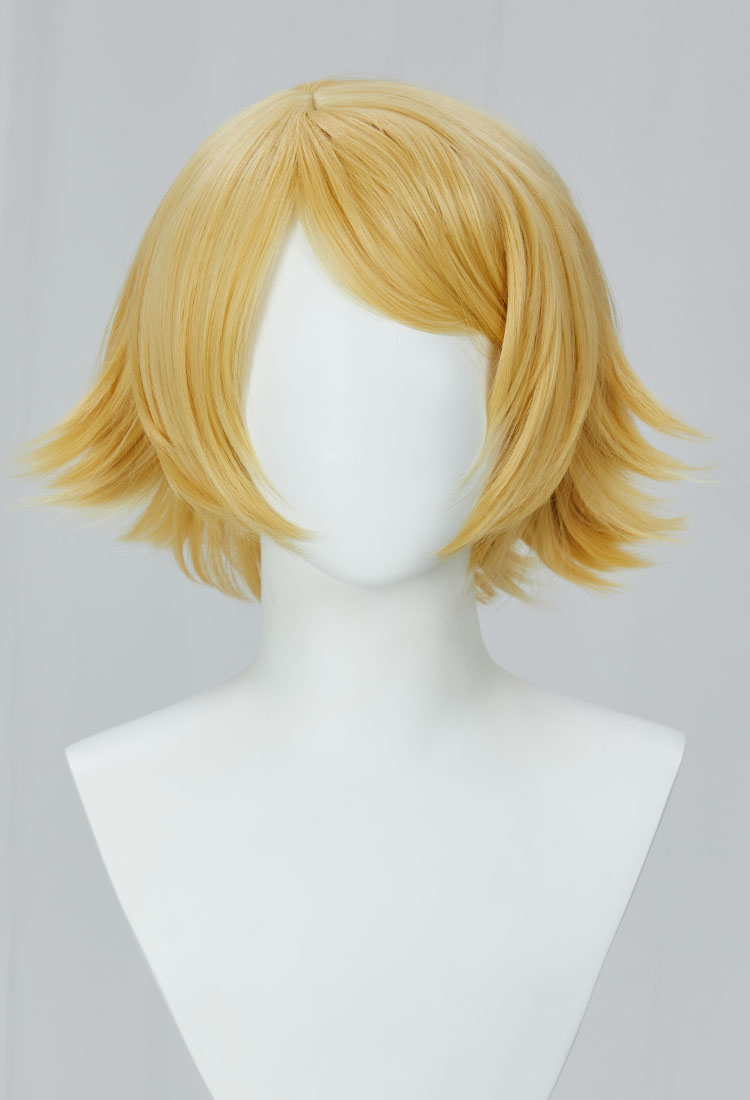 Vocal Rin Cosplay Perücke Goldene kurze Perücke