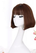 Perruque de Cosplay Velma Perruque Courte Marron Foncé Perruque de Cosplay Velma Perruque Courte Marron Foncé