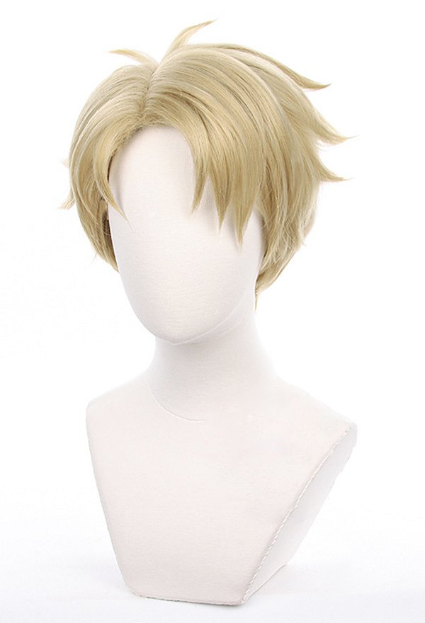 Spy House Twilight Loid Cosplay Corta Peluca de Rubia