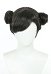 SF Chun-Li Perücke Kawaii Schwarz Cosplay Perücke