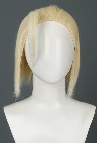 SF 6 Cammy Cosplay Perücke Kurze Gerade Goldene Perücke