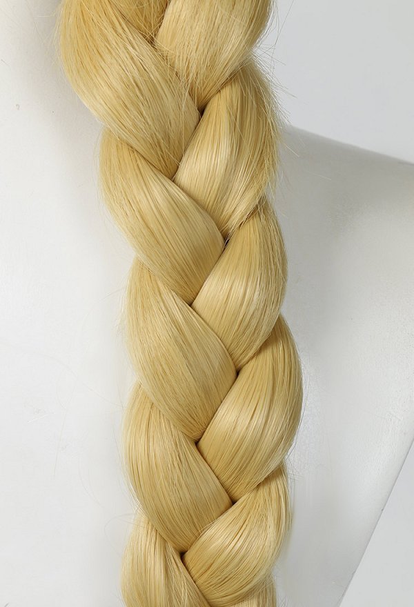 SF 5 Cammy White Cosplay Wig Long Golden Braid Wig