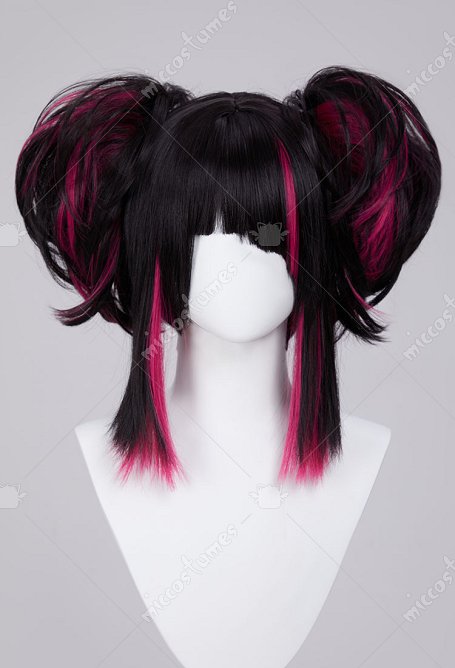 SF Perruque de Cosplay Juri avec Pinces à cheveux