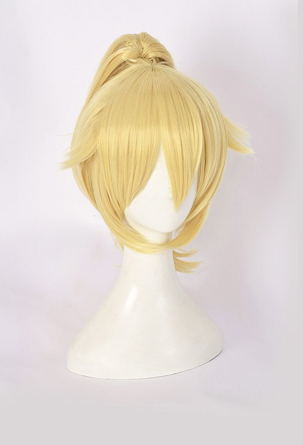 Mario Princess Koopa Hime Girl Peach Blonde Long Cosplay Wig