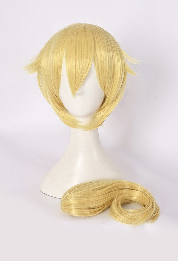 Mario Princess Koopa Hime Girl Peach Blonde Long Cosplay Wig